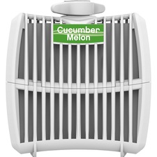 Genuine Joe Air Freshener Refill Cartridges - Cucumber Melon Scent - Case of 12 Refills