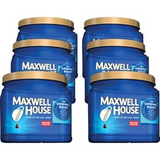 Maxwell House Original Ground Coffee - Case of 6 Canisters