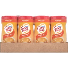 Coffee-mate Hazelnut Powdered Coffee Creamer - Case of 12 Canisters