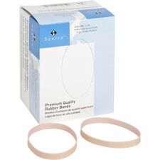 Business Source #64 Premium Quality Rubber Bands - 3.5"L - Case of 106 Rubber Bands