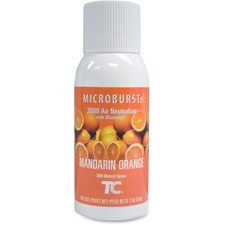 Rubbermaid Commercial MB 3000 Air Spray Refill - Mandarin Orange Scent - Case of 12 Refills