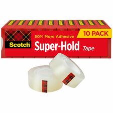 Scotch 3/4"W Super-Hold Tape - 27 Yards - Case of 10 Rolls