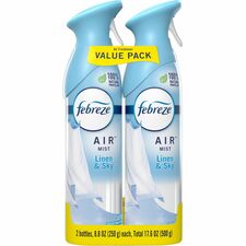 Febreze Air Spray Pack - Linen/Sky Scent - Case of 12 Cans