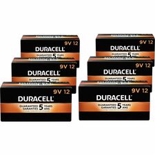 Duracell Coppertop 9V Batteries - Case of 72 Batteries