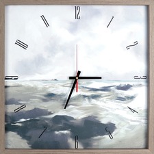 Lorell Seawave Art Clock
