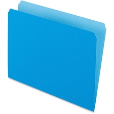 Pendaflex Straight Cut Blue File Folders - Case of 100 Folders