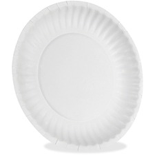 Dixie 6" Uncoated Paper Plates - Case of 1000 Plates