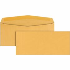 Quality Park Kraft Business Envelopes - 4 3/4"H x 11"W - Case of 500 Envelopes