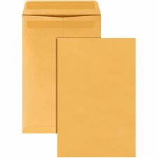 Quality Park Redi-Seal Kraft Catalog Envelopes - 10"W x 15"L - Case of 250 Envelopes