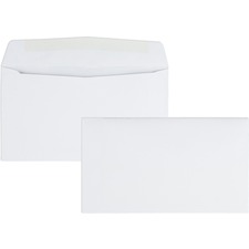 Quality Park Business Envelopes - 3 5/8"H x 6 1/2"W - Case of 500 Envelopes