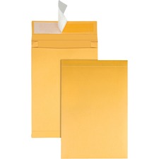 Quality Park Kraft Expansion Kraft Envelopes - 9"W x 12"L - Case of 25 Envelopes