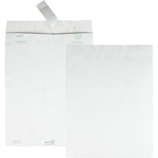 Quality Park Tyvek Flap-Stik Envelopes - 10"W x 13"L - Case of 100 Envelopes