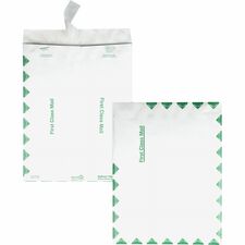 Quality Park Tyvek First Class Envelopes - 10"W x 13"L - Case of 100 Envelopes