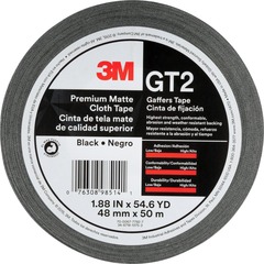3M Gaffers Cloth Tape - 2" Width - Vinyl - High Visibility, Removable, Durable, Comfortable, Weather