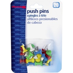U Brands Arrow Pushpins - 0.38 Shank - 0.88 Head - for Bulletin