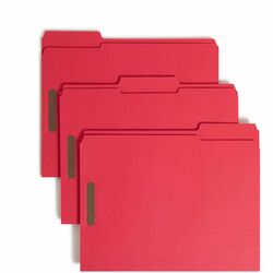 Smead 1/3 Tab Cut Letter Recycled Fastener Folder - The Office Point