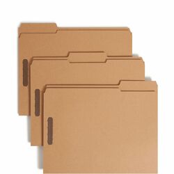 Smead 1/3 Tab Cut Letter Recycled Fastener Folder - The Office Point