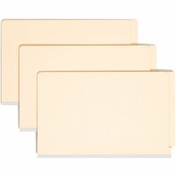 Smead Legal Recycled Classification Folder - 8 1/2" x 14" - 2" Expansion - 2 x 2B Fastener(s) - 2" for Folder - End Tab Location - 2 Divider(s) - 18 pt. - Pressboard - Manila - 10% Recycled - 10 / Box SMD29835