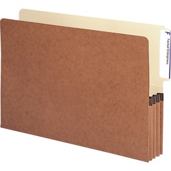 SMD74780 Smead 74780 Redrope Extra Wide End Tab TUFF Pocket File Pockets with Reinforced Tab 