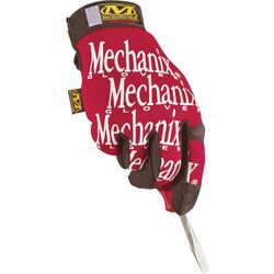 Mechanix Wear Gloves - 9 Size Number - Medium Size - Red - 2 / Pair MNXMG02009