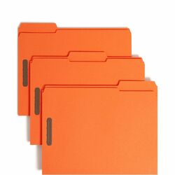 Smead 1/3 Tab Cut Letter Recycled Fastener Folder - The Office Point
