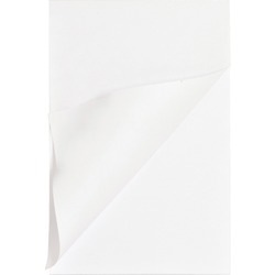 Business Source Plain Memo Pads - 100 Sheets - Plain - Glue - 16 lb Basis Weight - 5" x 8" Sheet Size - White Paper - 1 Dozen BSN65902