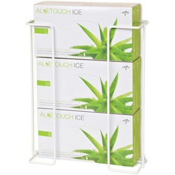 Medline Horizontal-Mount Wire Triple Glove Box Holder - Horizontal - White - 2 / Pack MIIMDS193094
