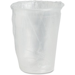 Coffee Pro 9oz Individually Wrapped Plastic Cups - 9 fl oz - Clear - Plastic - 1000 / Carton CFPCPPL903