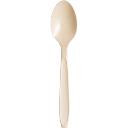 Solo Cup Reliance Medium Weight Bulk Teaspoons - Teaspoon - 1 x Teaspoon - Breakroom - Disposable - Champagne - 1000 / Carton SCCRSAT0019