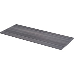 Lorell Relevance Series Tabletop - 59.9" Width x 23.6" Depth x 1" Thickness Table Top - Straight Edge - Finish: Charcoal, Laminate - 1 Each LLR16202
