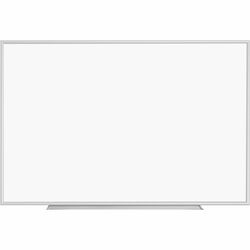 Lorell Dry-erase Board - 72" (6 ft) Width x 48" (4 ft) Height - White Styrene Surface - Silver Aluminum Frame - Rectangle - 1 Each LLR00502