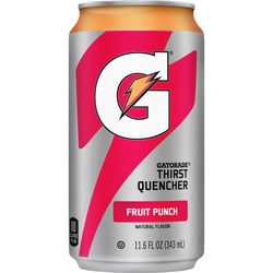 Gatorade Fruit Punch Thirst Quencher - Ready-to-Drink - 11.60 fl oz (343 mL) - Fruit Punch - 24 / Carton QKR30903