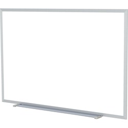 Ghent M2 Dry Erase Board - 60" (5 ft) Width x 36" (3 ft) Height - White Surface - Satin Aluminum Frame - Rectangle - Horizontal - Non-magnetic, Accessory Tray, Eco-friendly, Durable - 1 Each - TAA Compliant GHEM2354