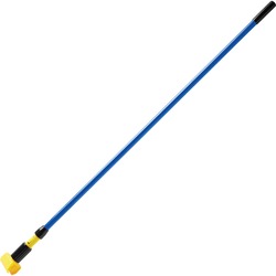 Rubbermaid Commercial Gripper 60" Fiberglass Mop Handle - 60" Length - Blue - Fiberglass - 1 Each RCPH246BLU