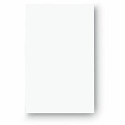 Universal Scratch Pads, Unruled, 5 x 8, White, 100 Sheets, 12/Pack - 1 Subject(s) - 100 Sheets - Plain - Glued - Unruled Front Ruling - 16 lb Basis Weight - 8" Height x 5" Width - White Paper - 12 / Pack UNV35615