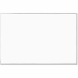 U Brands Magnetic Dry-Erase Board - 72" (6 ft) Width x 48" (4 ft) Height - White Painted Steel Surface - Silver Aluminum Frame - Rectangle - Horizontal/Vertical - Magnetic - 1 Each UBR073U0001
