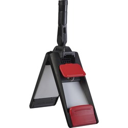 Rubbermaid Commercial Adaptable Flat Mop Frame - Ergonomic - Black - 1 Each RCP2132428