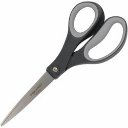 Fiskars Titanium Soft Grip Scissors - Titanium Nitride - Gray - 2 / Pack FSK1067266