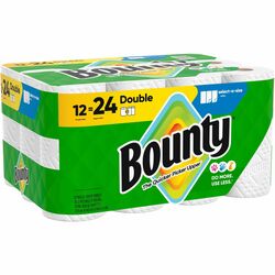 Bounty Select-A-Size Paper Towels - 2 Ply - Diamond Texture - Green - PaperRoll - 82/Roll - 12 / Carton PGC15705