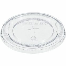 SCC 626TS, Solo Cup Straw Slotted Clear Lids - Rapid Supplies