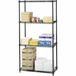 Safco Commercial Wire Shelving SAF5276BL