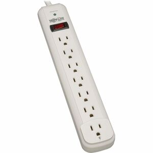 Tripp Lite Surge Protector Power Strip 120V 7 Outlet 12' Cord 1080 Joule - 7 x NEMA 5-15R - 1800 VA - 1080 J - 120 V AC Input - 120 V AC Output