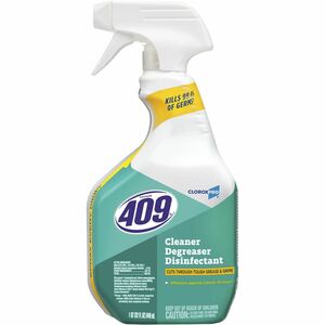 CloroxPro™ Formula 409 Cleaner Degreaser Disinfectant - For Nonporous Surface, Floor, Wall, Blinds, Tool, Hard Surface - 32 fl oz (1 quart) - 1 Each - Disinfectant, Phosphate-