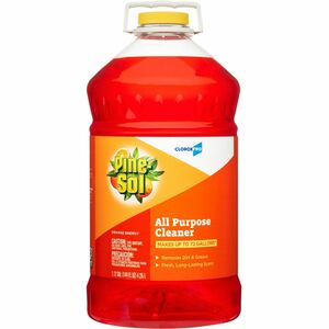 CloroxPro™ Pine-Sol All Purpose Cleaner - Concentrate - 144 fl oz (4.5 quart) - Orange Energy Scent - 1 Each - Pleasant Scent - Orange