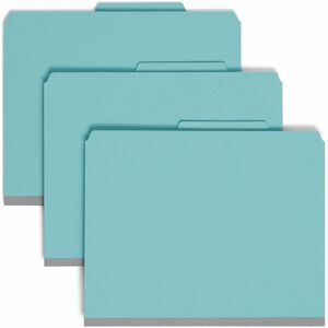 Smead SafeSHIELD Fasteners 3-Div Classification Folders
