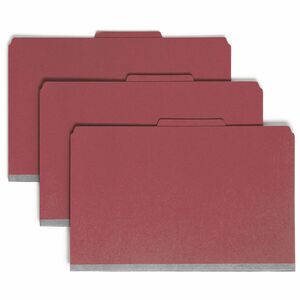 Smead SafeSHIELD Fastener 1-Divider Classification Folders