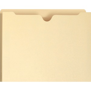 Smead Letter Recycled File Jacket - 8 1/2" x 11" - 2" Expansion - Manila - Manila - 10% Recycled - 50 / Box