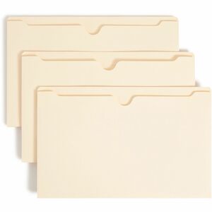 Smead Legal Recycled File Jacket - 8 1/2" x 14" - 2" Expansion - Manila - 10% Recycled - 50 / Box