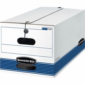 Bankers Box STOR/FILE File Storage Box - Internal Dimensions: 12" Width x 24" Depth x 10" Height - External Dimensions: 12.3" Width x 24.1" Depth x 10.8" Height - Media Size S