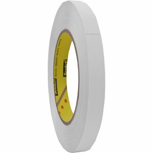 Scotch Flatback Write-On Paper Tape - 20 yd Length x 0.50" Width - 3" Core - 6.70 mil - Rubber Backing - For Shelf Labeling - 1 / Roll - White